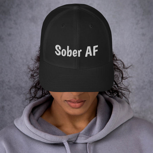 SOBER AF Trucker Cap