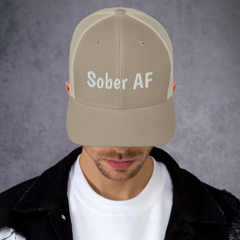SOBER AF Trucker Cap