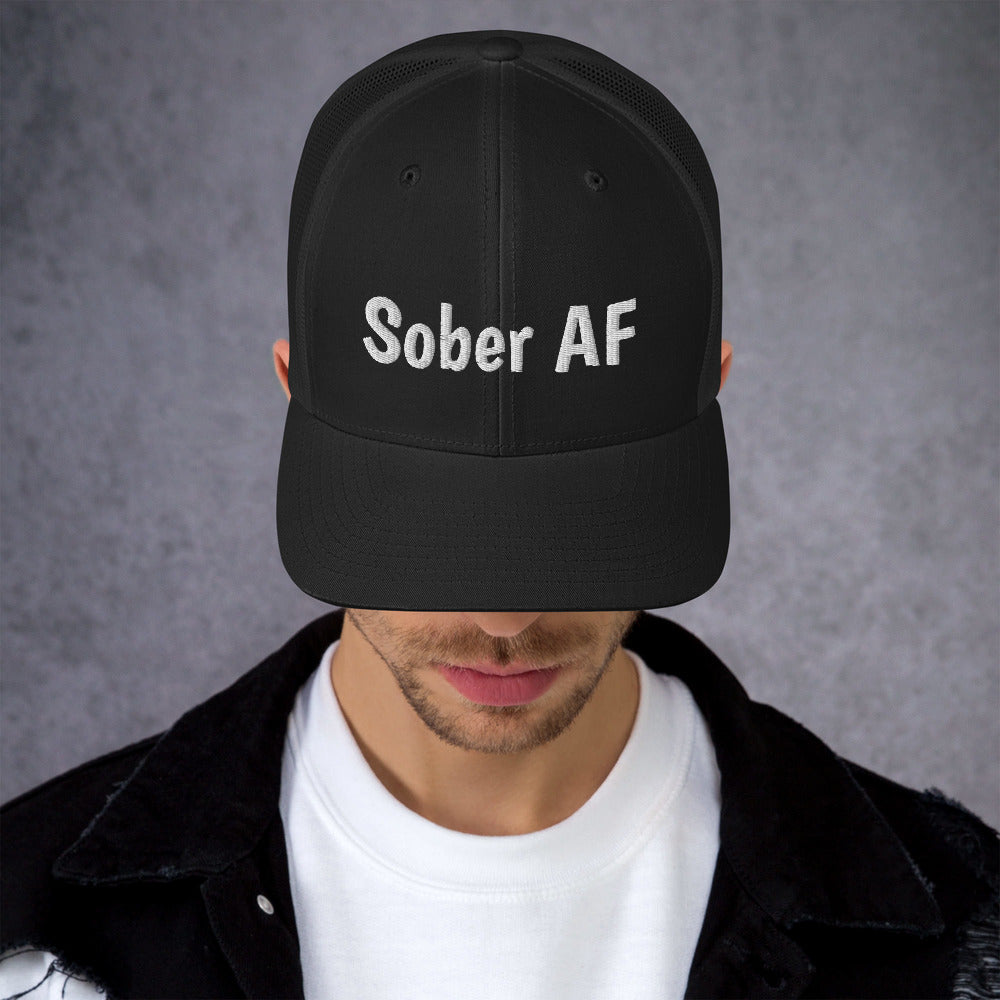 SOBER AF Trucker Cap