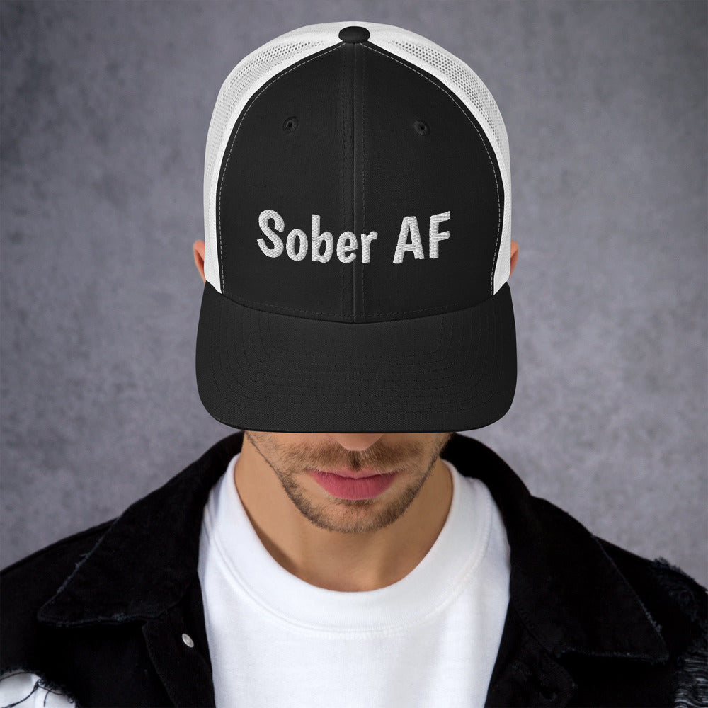 SOBER AF Trucker Cap
