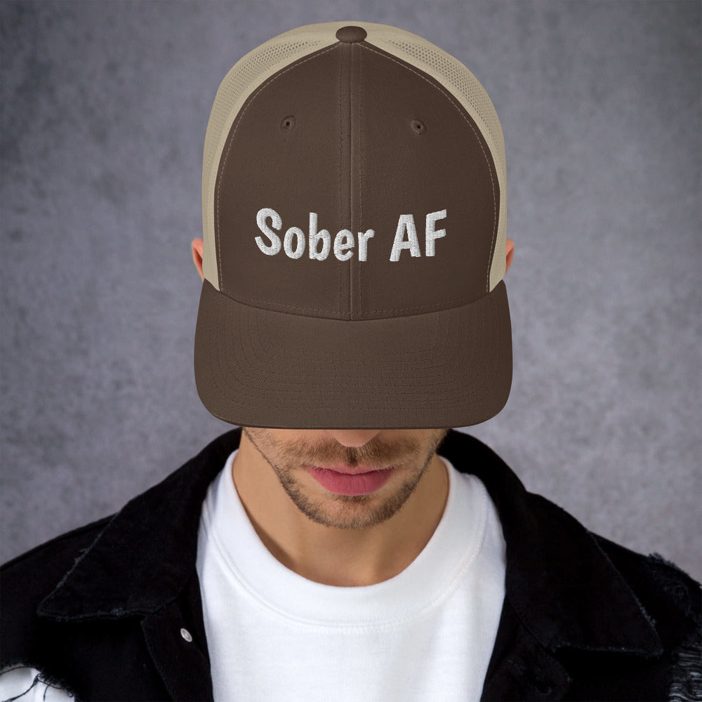 SOBER AF Trucker Cap
