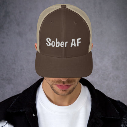 SOBER AF Trucker Cap
