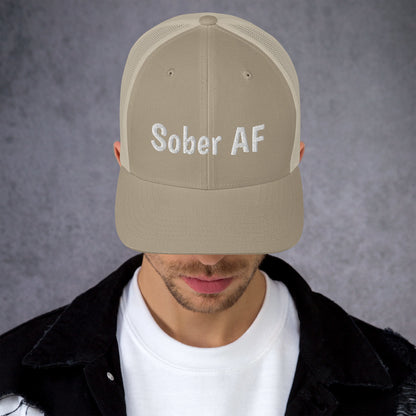 SOBER AF Trucker Cap