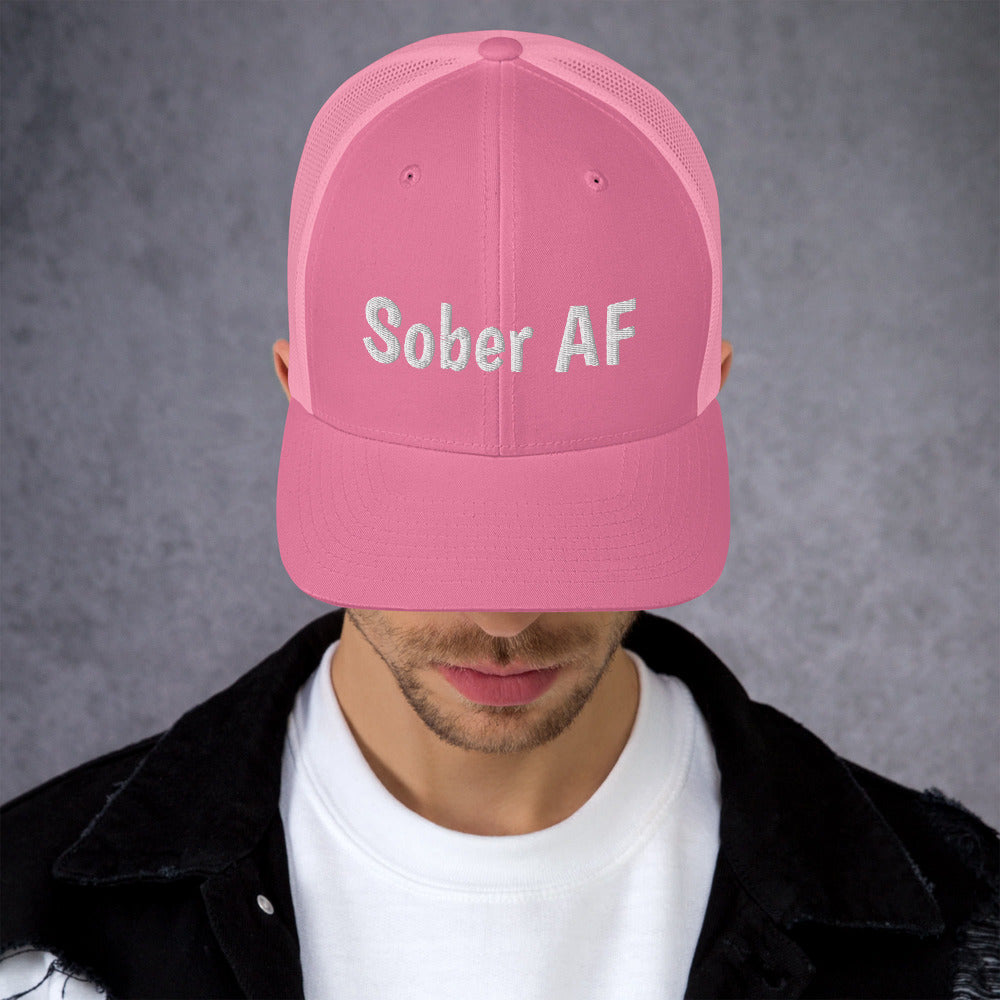 SOBER AF Trucker Cap