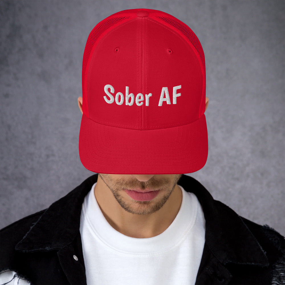 SOBER AF Trucker Cap