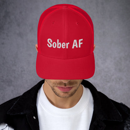 SOBER AF Trucker Cap
