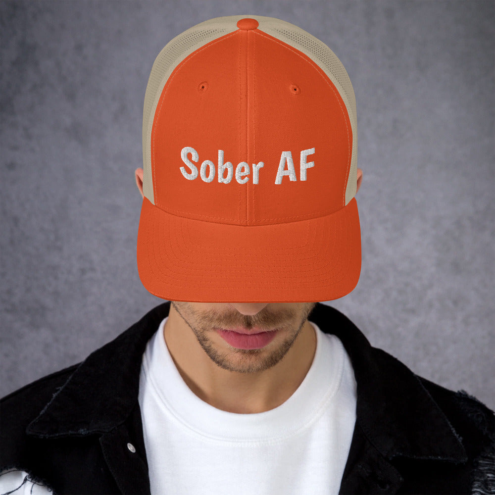 SOBER AF Trucker Cap